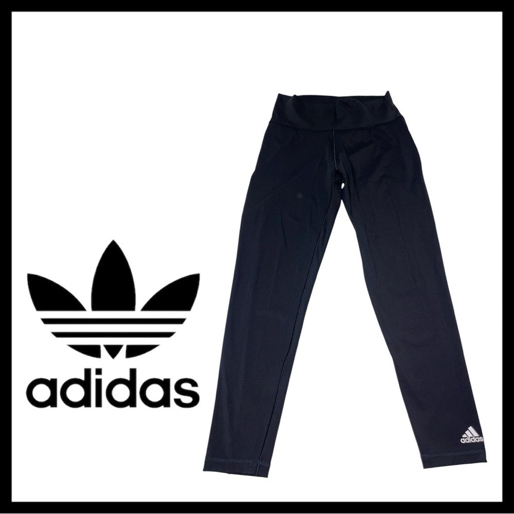 Adidas Basic Black Leggings size medium
